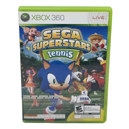 XBOX 360 Live SEGA Superstars Tennis & Arcade Compilation Complete Pre-owned
