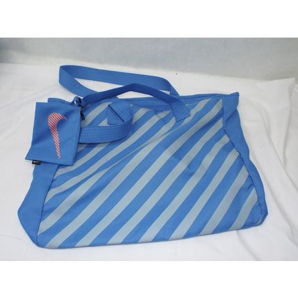 New Nike blue Beach Bag w/ Small Removable Purse with Handle