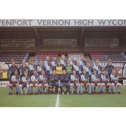 High Wycombe Football Club Davenport Vernon PB Team Postcard