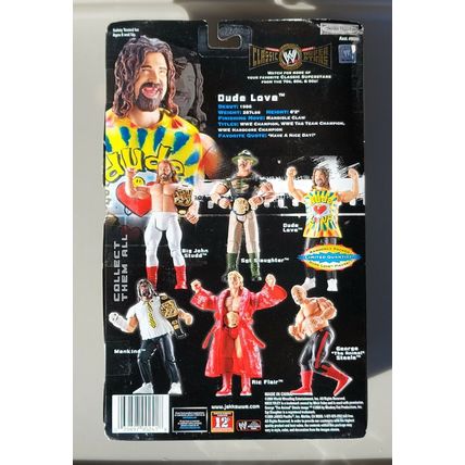 wwe wwf ljn classic superstars series 2 dude love wrestling figure