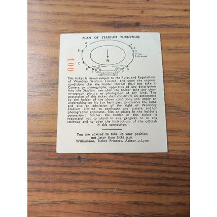 1962 FA Cup Final Programme, Ticket & Songsheet – Burnley vs Tottenham / Spurs