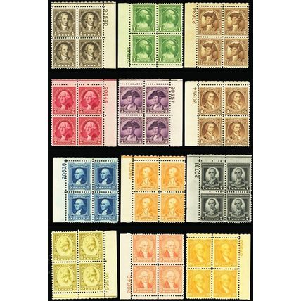 704-15, Mint VF/XF Most NH Plate Blocks GEMS! * Stuart Katz