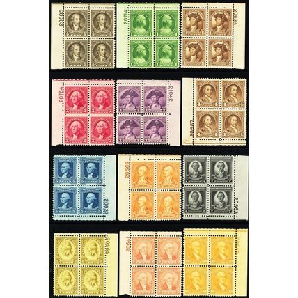 704-15, Mint Most LH Plate Blocks - CHEAP!!! * Stuart Katz