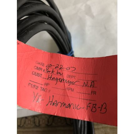 YORK YE-HARMONIC-FB 69045 rde-rpc-3/16 SERVO MACHINE CABLE ASSEMBLIY/CORDSET,EV