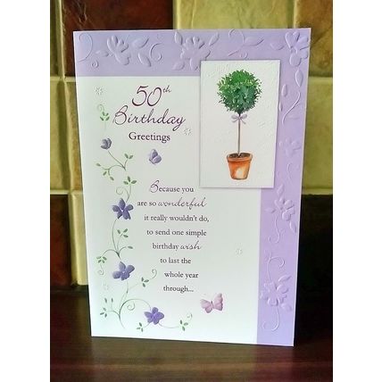 50th birthday card - 50th Birthday Greetings