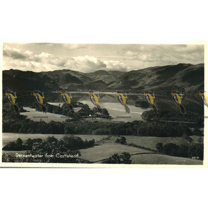 Derwentwater From Castlehead, RP GB91 Chadwick Postcard