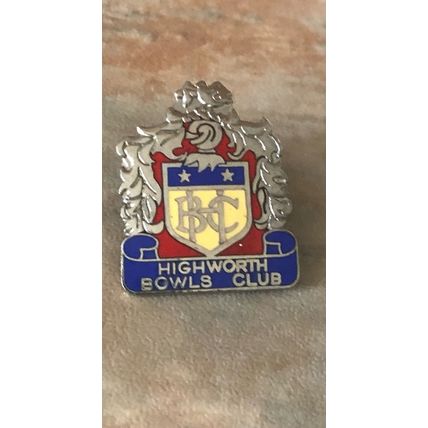 highworth bowls club bowling bowls badge
