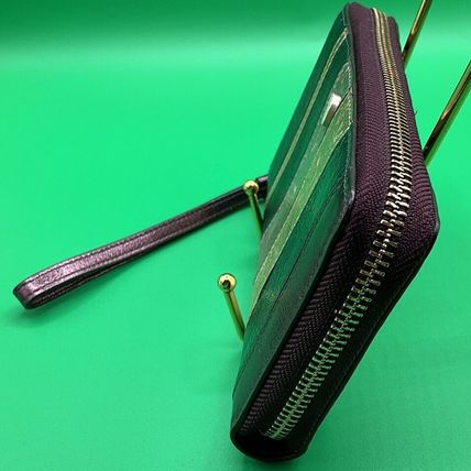A Rare Beautiful Metallic Striped Leather Zip RADLEY LONDON Wristlet Wallet