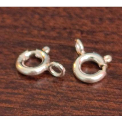 6mm 925 Silver Bolt Ring Open x2 Sterling Silver UK Supplier C47
