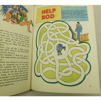 Vintage Rod Hull & Emu Annual Illustrated Hard Back Book 1978