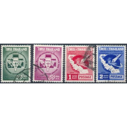 International Correspondence Week - Thailand 1961 - F H - MiNr 377/80