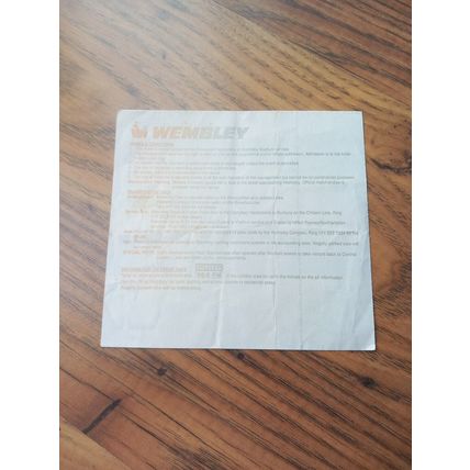1994 Coca Cola League Cup Final Ticket - Aston Villa vs Man Utd