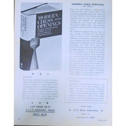 Chess Life, February 1966 - Petrosian; Spassky-Tal match, Erevan 1965, etc..