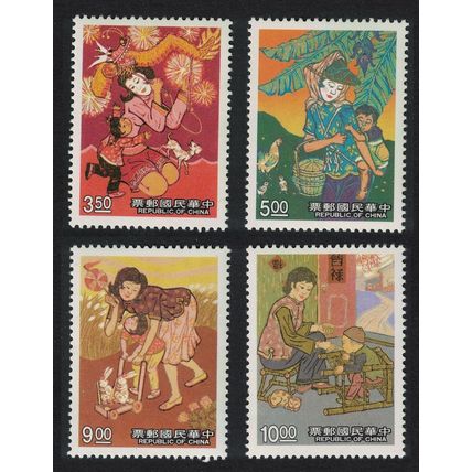 Taiwan Parent-Child Relationships 4v 1992 MNH SG#2061-2064