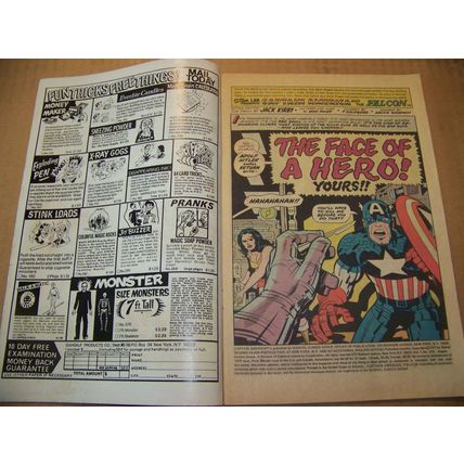 VINTAGE! Captain America #212 (Aug 1977, Marvel Comics) And The Falcon Red Skull