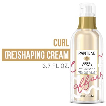 Pantene Curl Affair Curl Reshaping Cream, Sulfate Free 3.7 oz