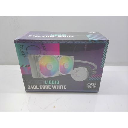NEW Cooler Master MasterLiquid 240L Core White 240mm AIO CPU Cooler Intel/AMD