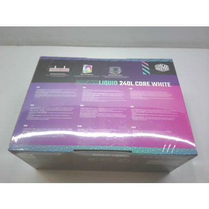 NEW Cooler Master MasterLiquid 240L Core White 240mm AIO CPU Cooler Intel/AMD