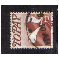 1970 GB POSTAGE DUE TO PAY 7P F/U SG D83
