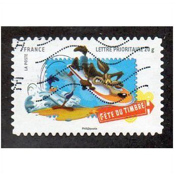 FRA 2009 (56c)(S/A) 'STAMPS DAY' FINE USED (EBID21014)