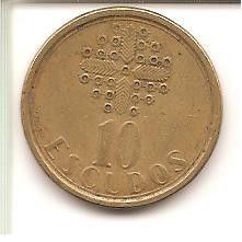 PORTUGAL 10 ESCUDOS 1989