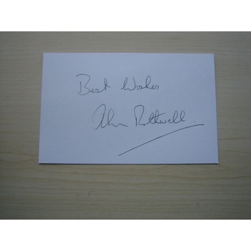 Alan Rothwell (Coronation Street) hand signed RARE *FREE POST*