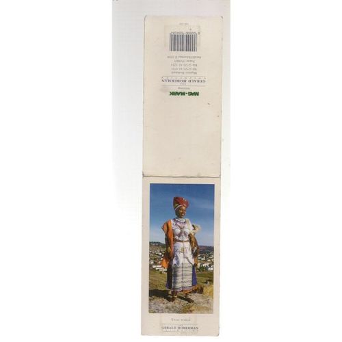 XHOSA WOMAN card bookmark with a magnet