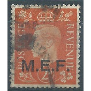 Middle East Forces 1942 M2 2d Orange Good Used .. ..