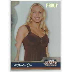 DONRUSS AMERICANA ' SILVER PROOF ' HEATHER COX card # 60 (2008)