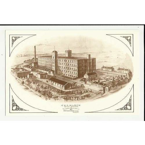 Yorkshire BRADFORD Moorside Mills Postcard by Bradford Art Galleries