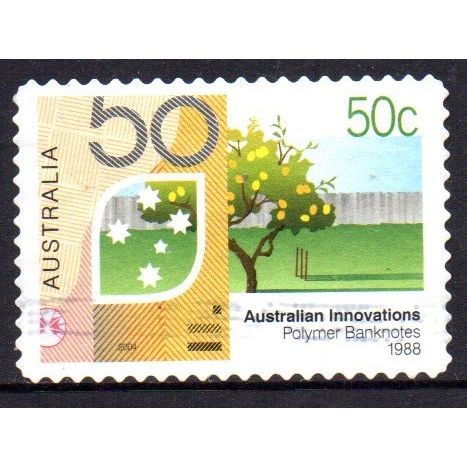 Australia 2004 Australian Innovations - Polymer Banknotes 50c s/a Used