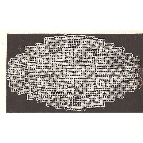 Crochet Doily Pattern Bread Tray Doily (1)