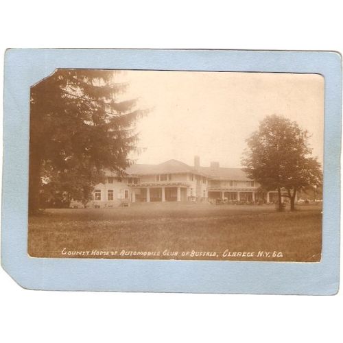 New York Clarence County Home Of Automobile Club Of Buffalo Identified Rea~2370