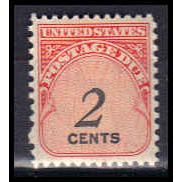 J90 2c Postage Due Very Fine MNH KA0251
