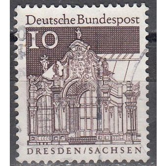 Deutschland 1966 Michel 490 O Cote (2011) 0.30 € Dresden le Zwinger