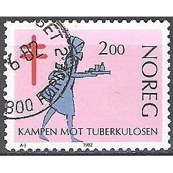 Norge 1982 Michel 862 O Cote (2013) 0.30 Euro Lutte contre la tuberculose