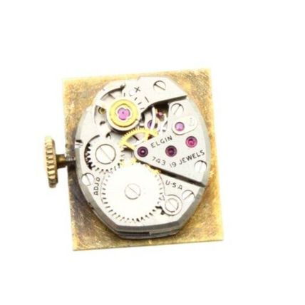 Elgin Model 743 Rare Vintage Watch Movement 19 Jewels Size 20/0s Runs