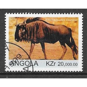 Angola 1999 ANIMAUX SAUVAGE LE GNOU OBLITERE ( USED )