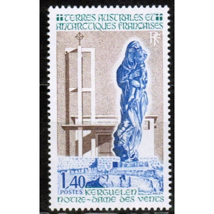 1983 FSAT / TAAF - Sc# 99 - Lady Statue & Church 1.40fr - Mint NH