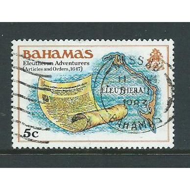bahamas stamps sg559 sg 559 used columbus