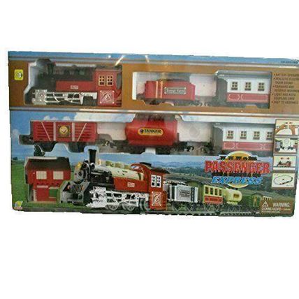 Ed's Varieyt Store Passenger Express 6 Piece Train Set Battery Operated