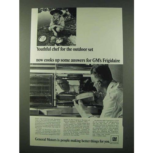 1967 General Motors Ad - Youthful Chef Outdoor Set