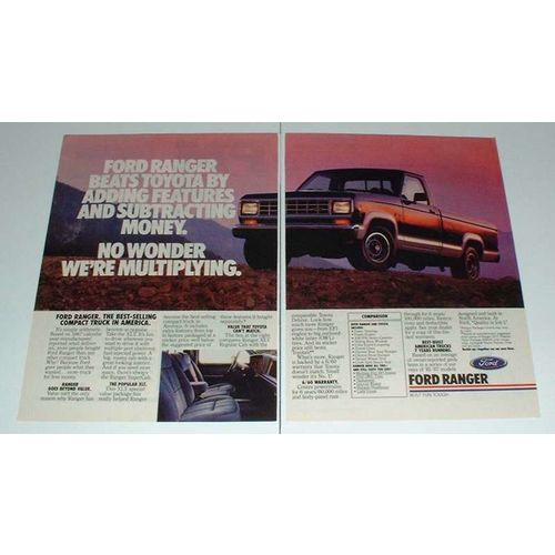 1988 Ford Ranger XLT Pickup Truck Ad - Adding Features