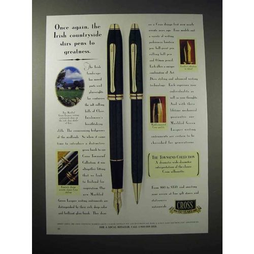 1996 Cross Townsend Collection Pen Ad - Greatness