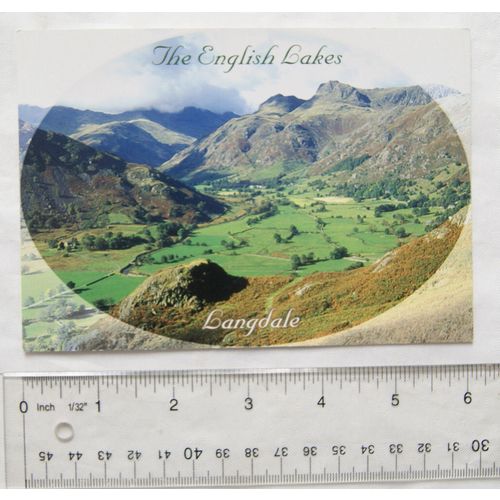 postcard The English Lakes - Langdale