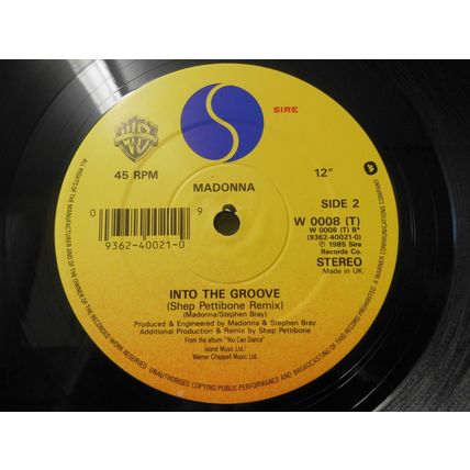 12" MADONNA SINGLE.1991.CRAZY FOR YOU.SIRE W0008T.9362-40021-0, EXCELLENT CON