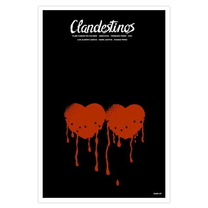 Spanish Movie Poster 4"CLANDESTINOS.Underground"Love art.Collectible room Decor