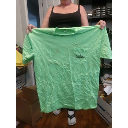 Salem Cigarettes Fresh on The Scene Green Neon T Shirt XL