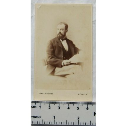 Carte-de-visite Jabez Hughes, Ryde, IoW - gentleman