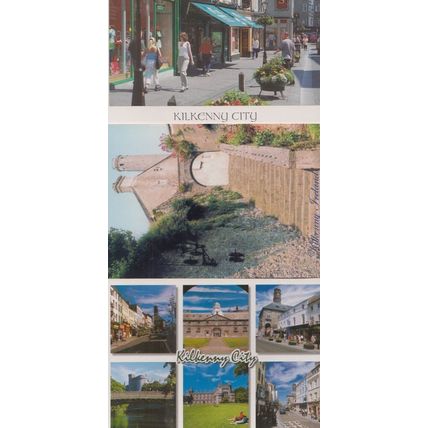Kilkenny City St Canices Steps Benetton Jewellers 3x Irish Postcard